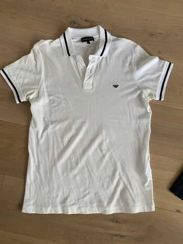 Emporio Armani Armani White Polo size m