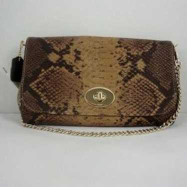 Coach Snake / Python Mini Ruby Shoulder / Wristlet - image 1