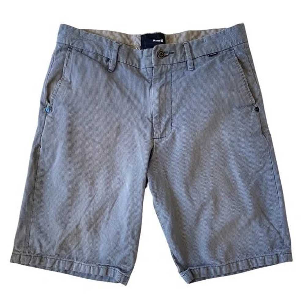 Hurley Hurley 100% Cotton Striped Shorts - image 1