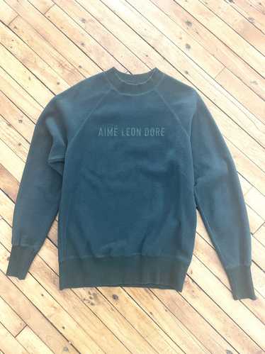 Aime Leon Dore Green Kanga Fleece Sweatshirt