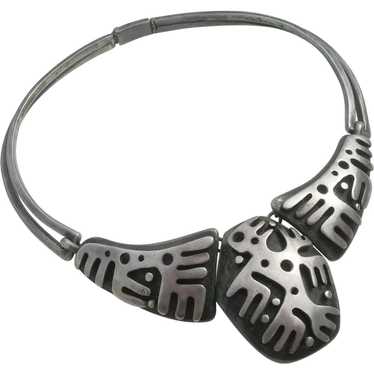 Salvador Teran – Sterling Silver – Large Necklace 