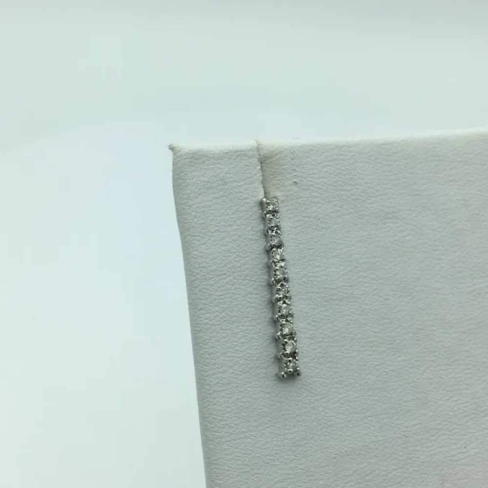 14K .30 CTW Diamond Earrings - image 3