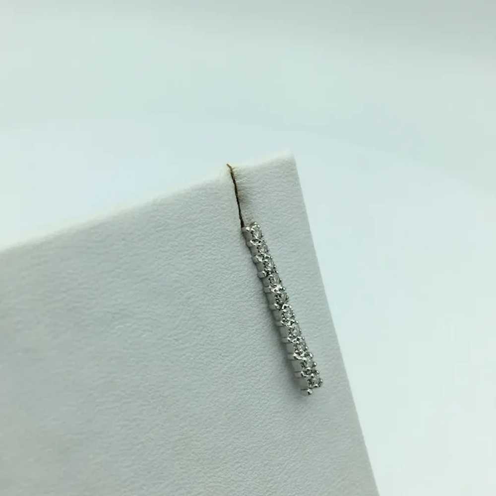 14K .30 CTW Diamond Earrings - image 7