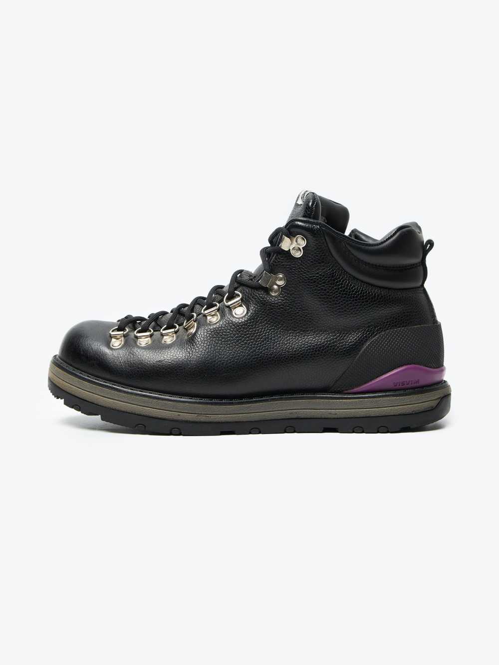 Visvim Black Hiking Detailed Leather Boots - image 3