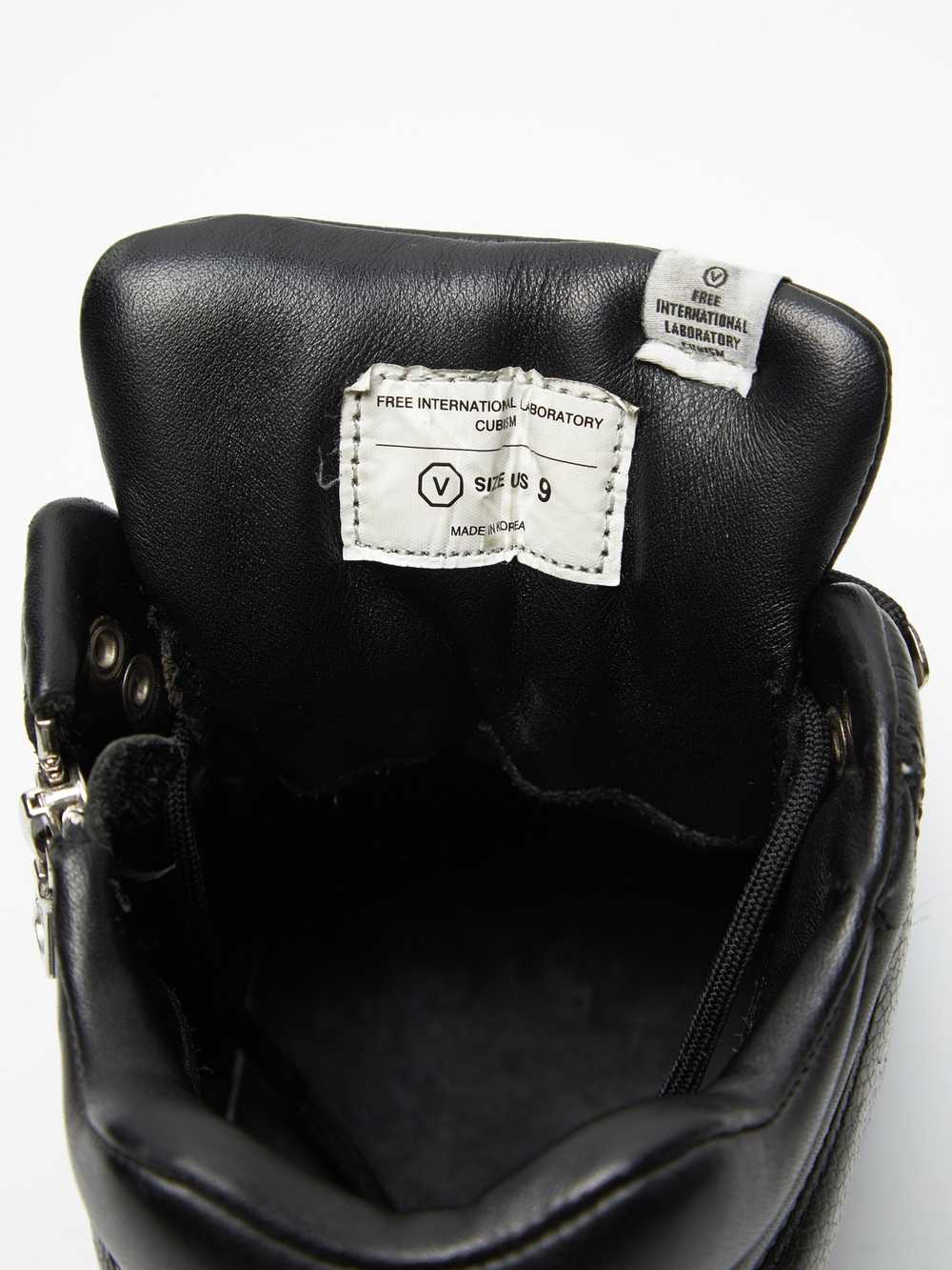 Visvim Black Hiking Detailed Leather Boots - image 8