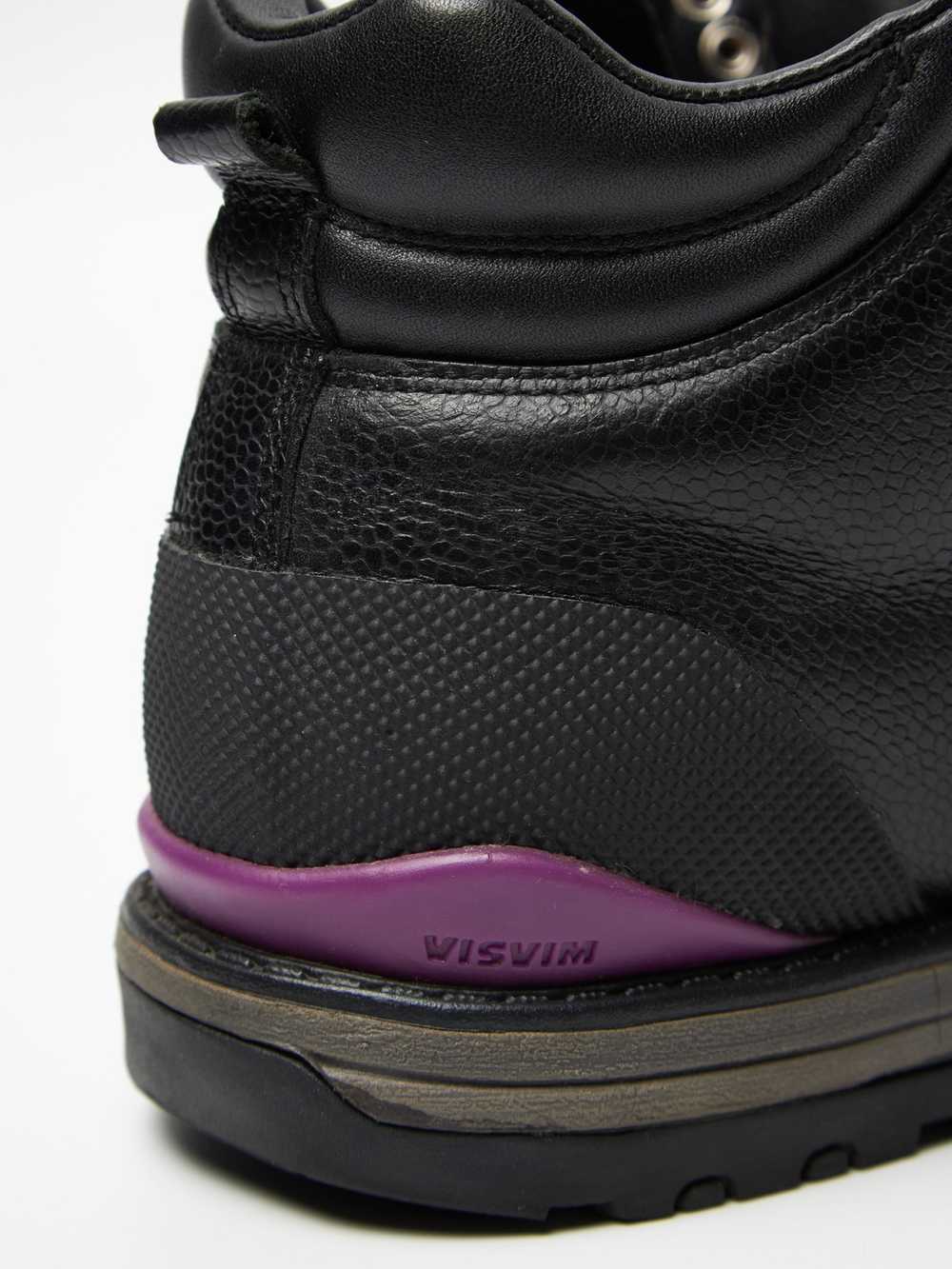 Visvim Black Hiking Detailed Leather Boots - image 9