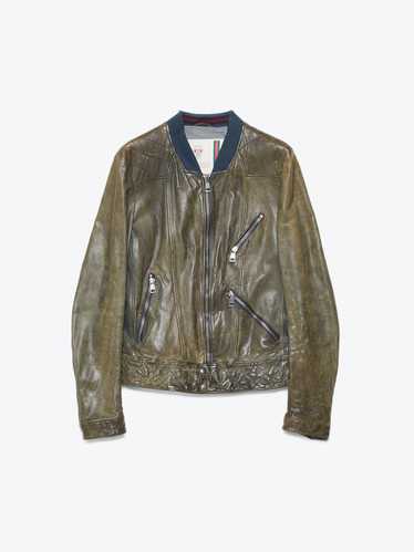 GUCCI Bomber Size XS Silver Metallic Leather Solid Jacket – Labels Luxury