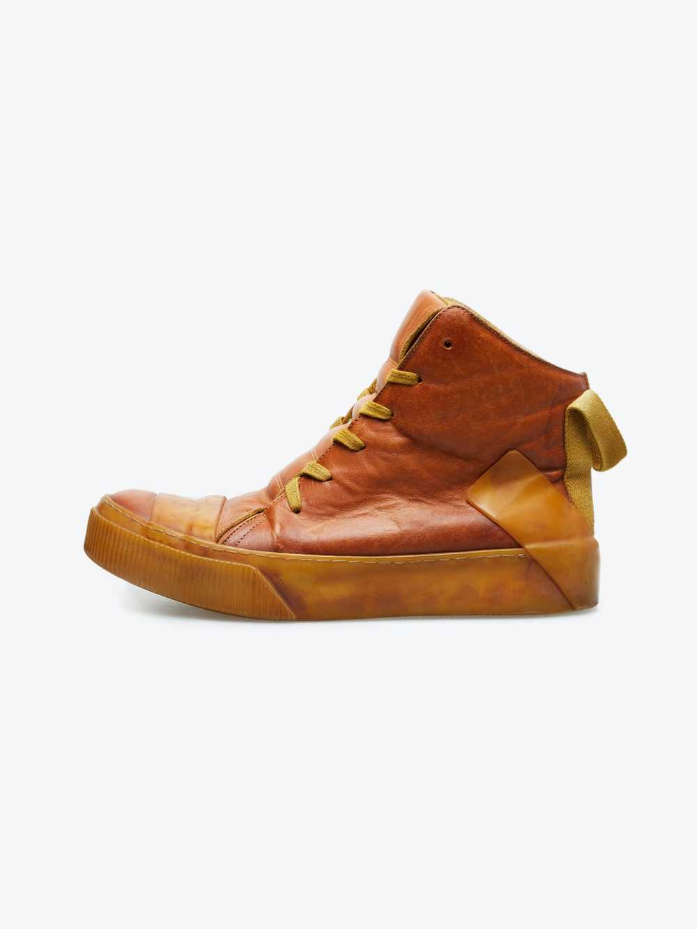 Boris Bidjan Saberi BAMBA1 Brown Horse Leather Hi… - image 2