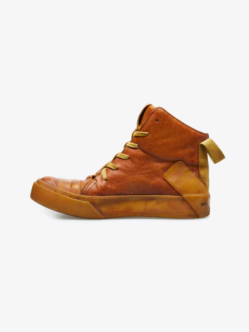 Boris Bidjan Saberi BAMBA1 Brown Horse Leather Hi… - image 3