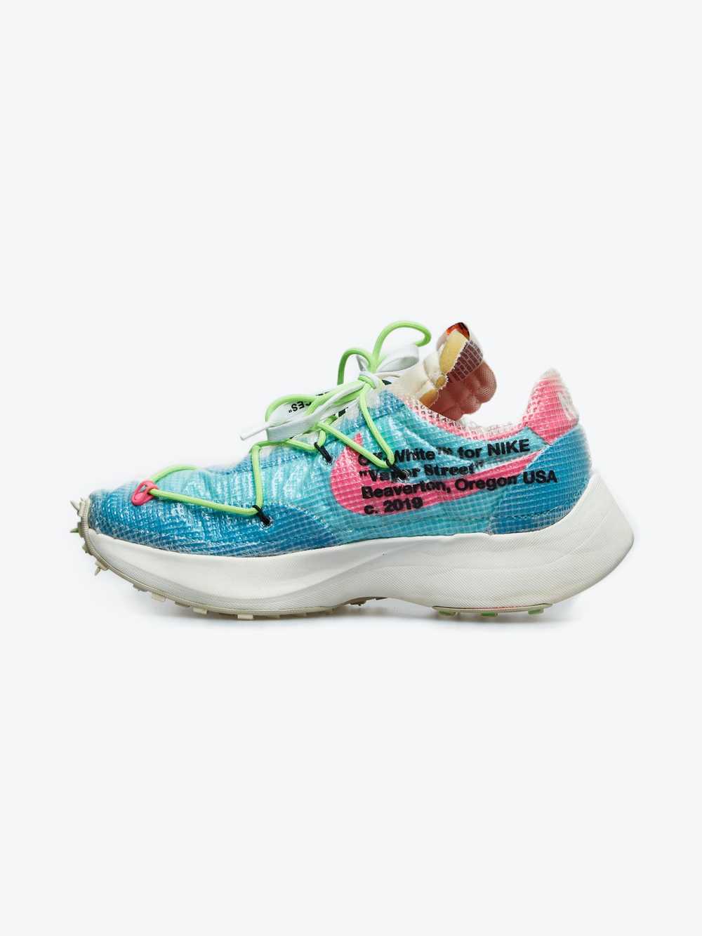 Nike × Off-White Collaboration Blue Runner Sneake… - image 3