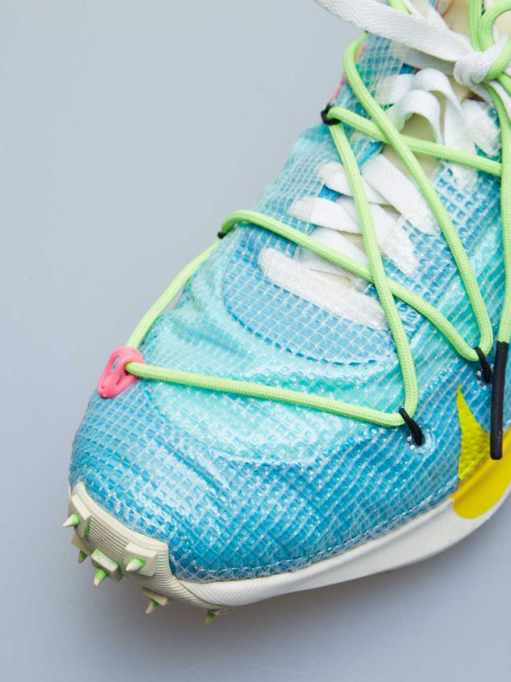 Nike × Off-White Collaboration Blue Runner Sneake… - image 5