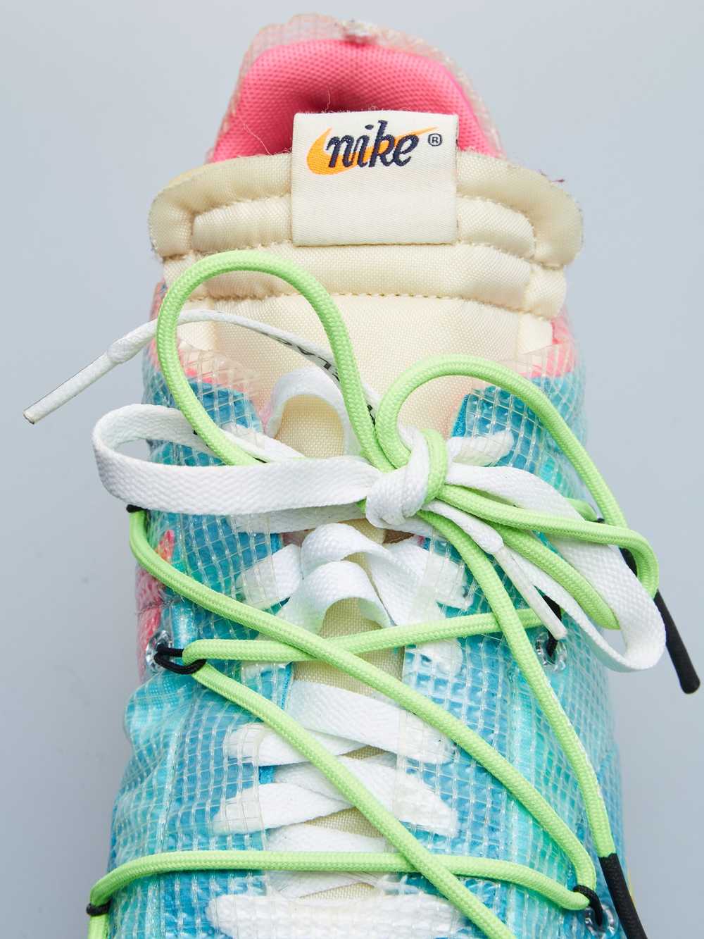 Nike × Off-White Collaboration Blue Runner Sneake… - image 6