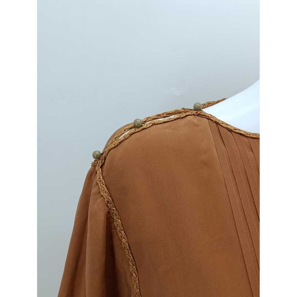 Alberta Ferretti Silk mid-length dress - image 12