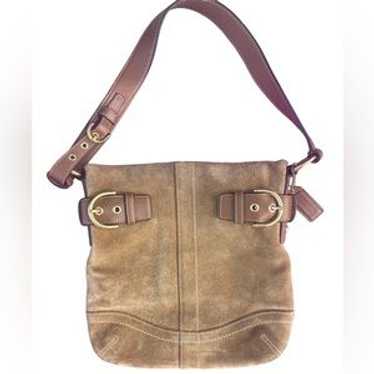 未使用保管品 vintage coach old スウェード suede Coach vintage suede handbag - Gem
