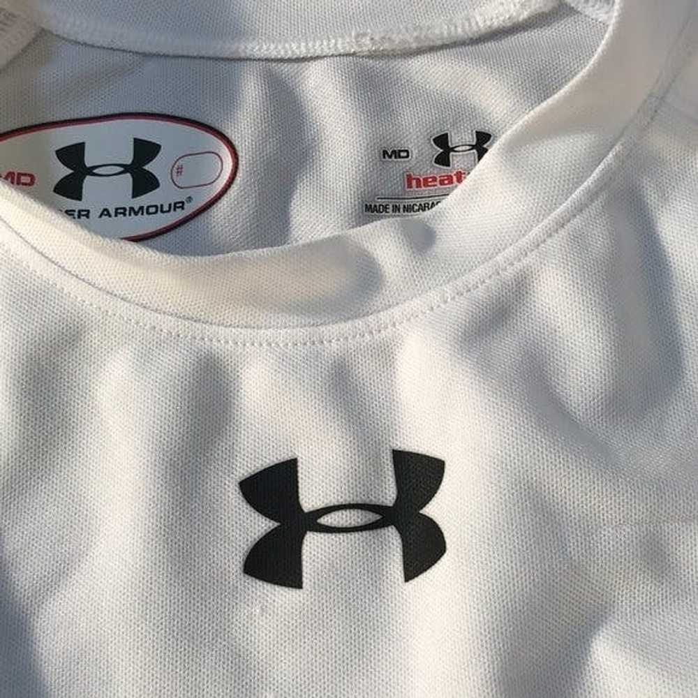 Under Armour UNDER ARMOUR Short Sleeve White Athl… - image 3