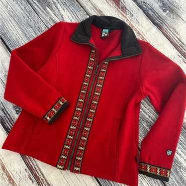 Kuhl Alf KuhlDry Evaporate Technology Light Jacket Red Womens Size L