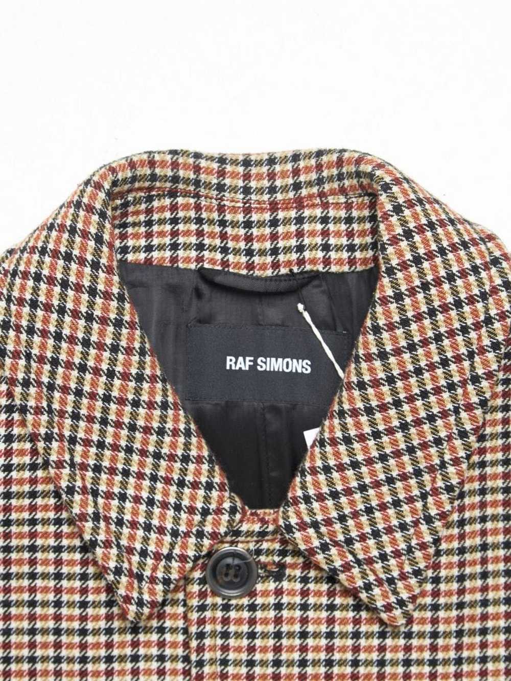 Raf Simons Brown Oversized Shortsleeved Plaid Woo… - image 6