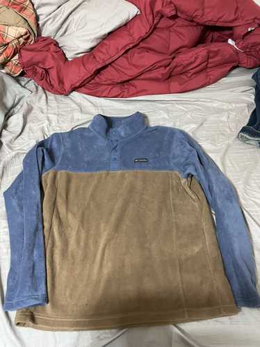 Columbia Columbia thermal blue and brown 3/4 butto