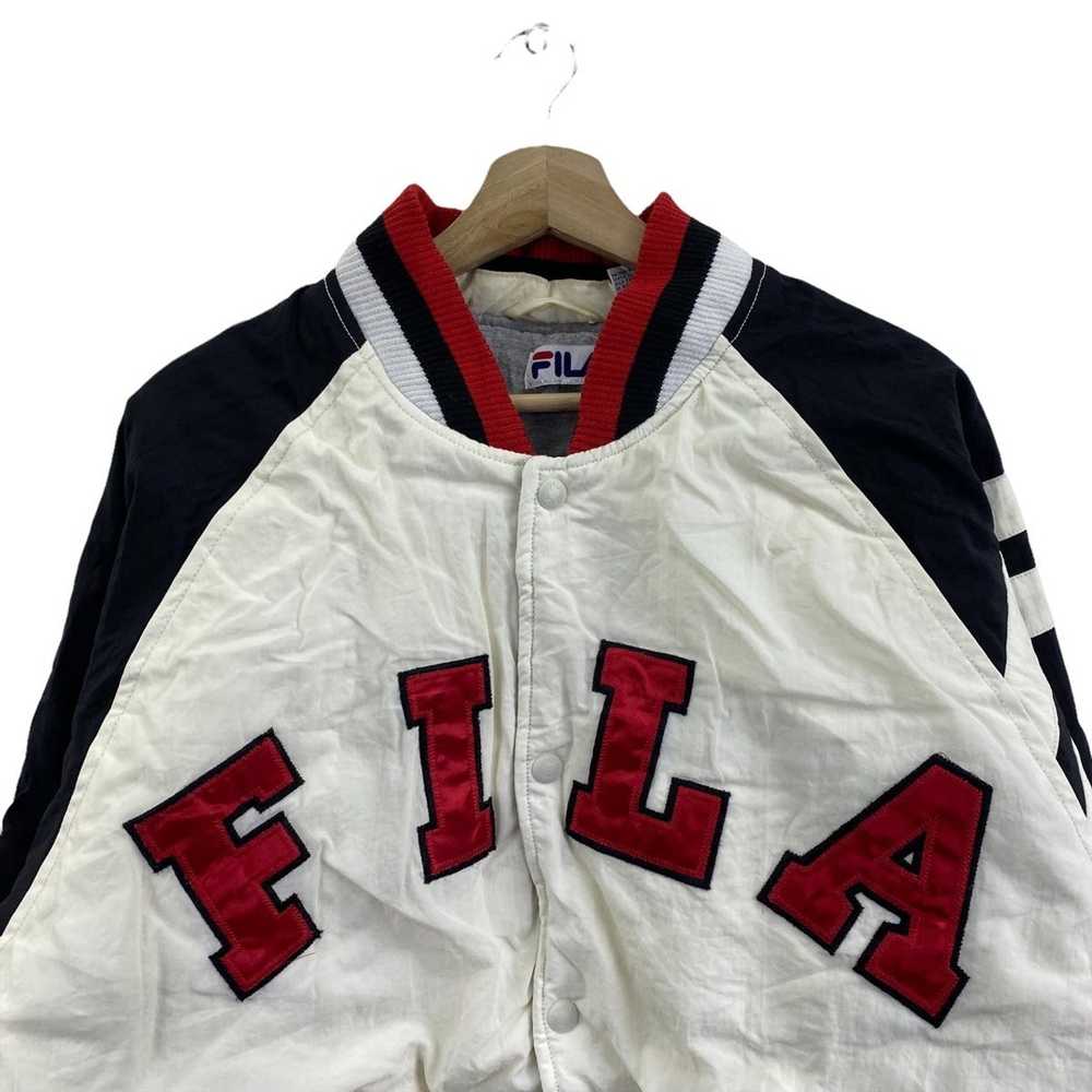 Fila Vtg 90’ FILA BIELLA ITALIA Baseball Varsity … - image 3