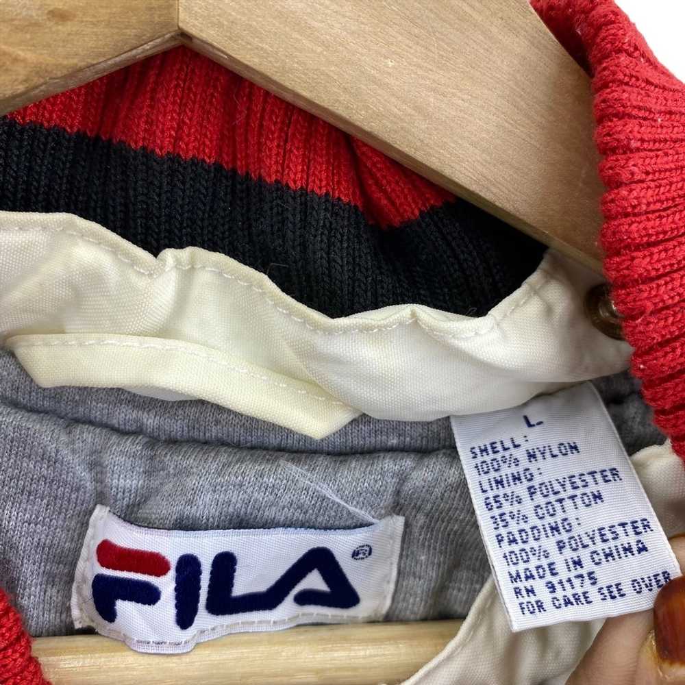 Fila Vtg 90’ FILA BIELLA ITALIA Baseball Varsity … - image 8