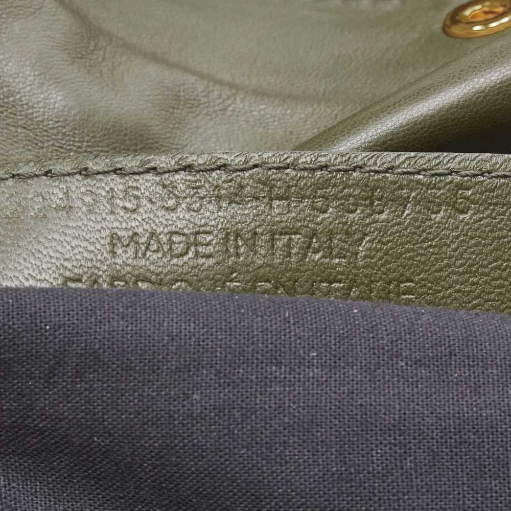 Balenciaga rare BALENCIAG khaki green grained lea… - image 11