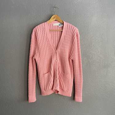 Hype × Streetwear × Vintage Pink 1990s Cardigan