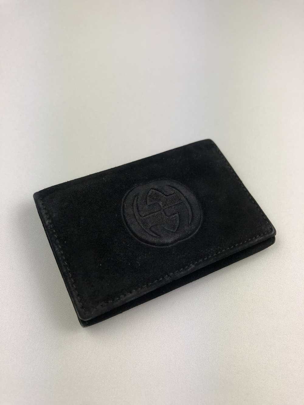 Gucci Gucci suede GG leather key holder - image 1