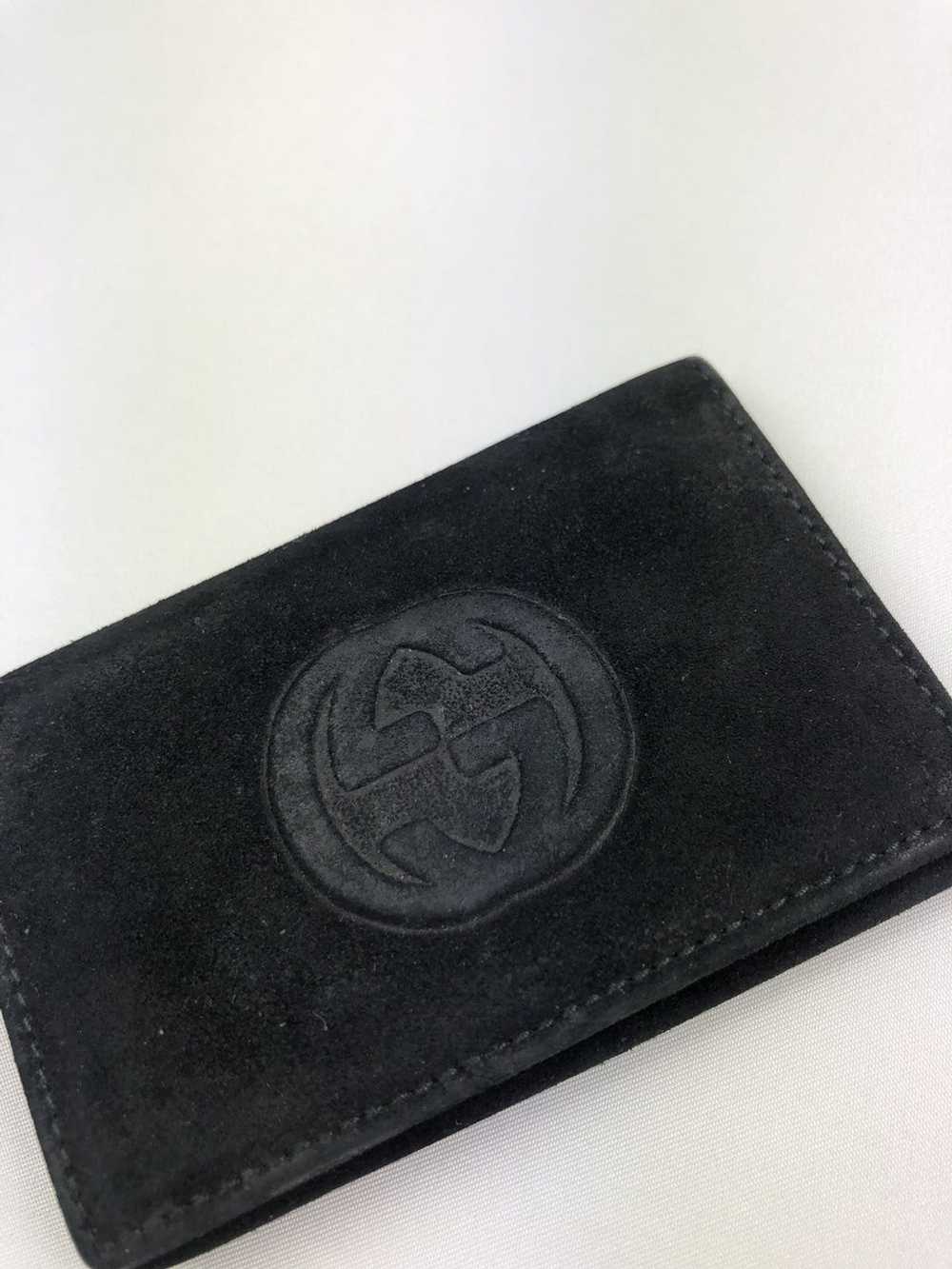 Gucci Gucci suede GG leather key holder - image 2