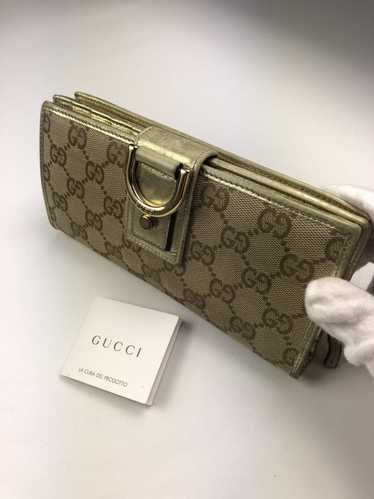 Gucci Gucci gg monogram buckle long wallet - image 1