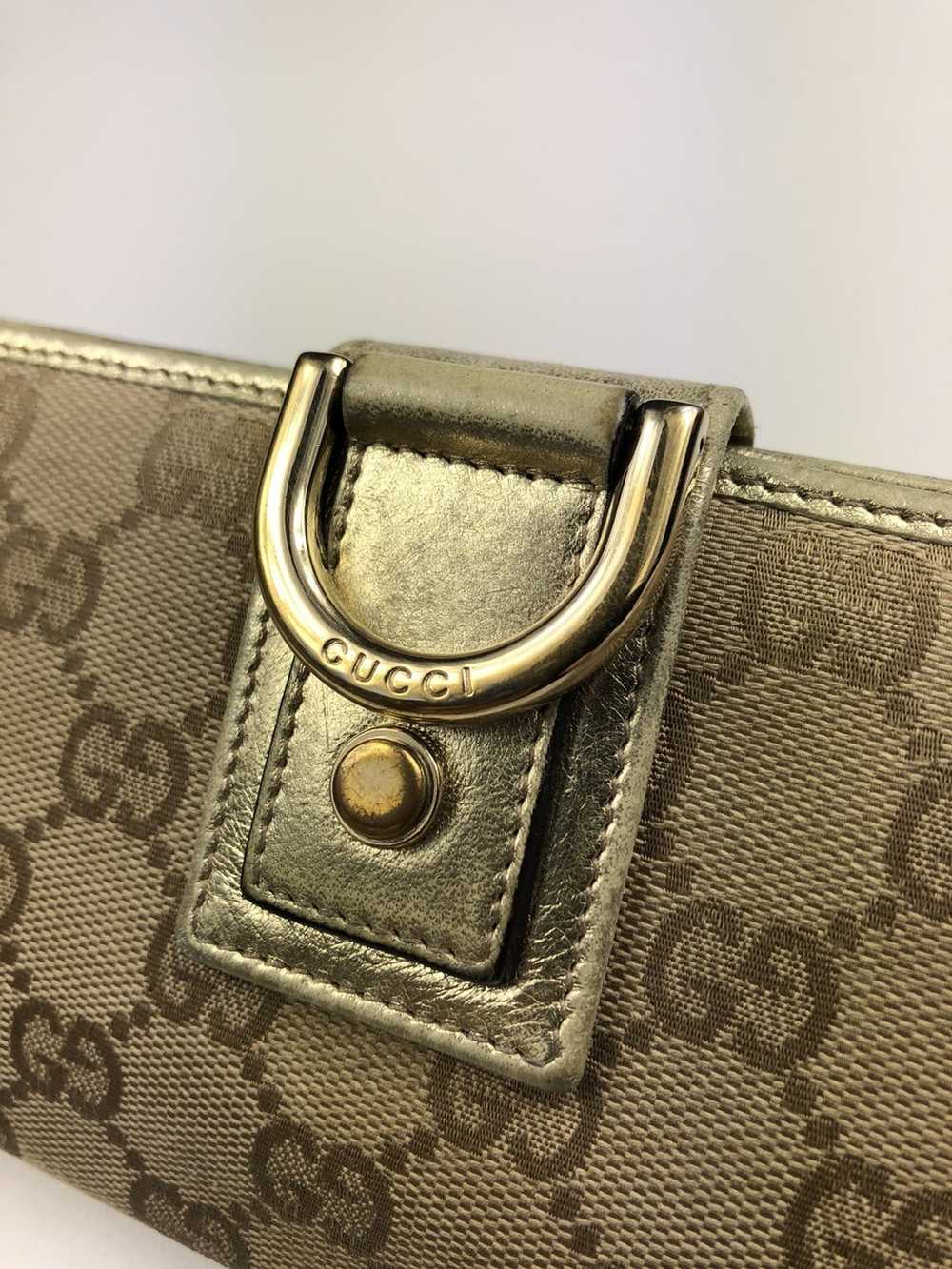 Gucci Gucci gg monogram buckle long wallet - image 2