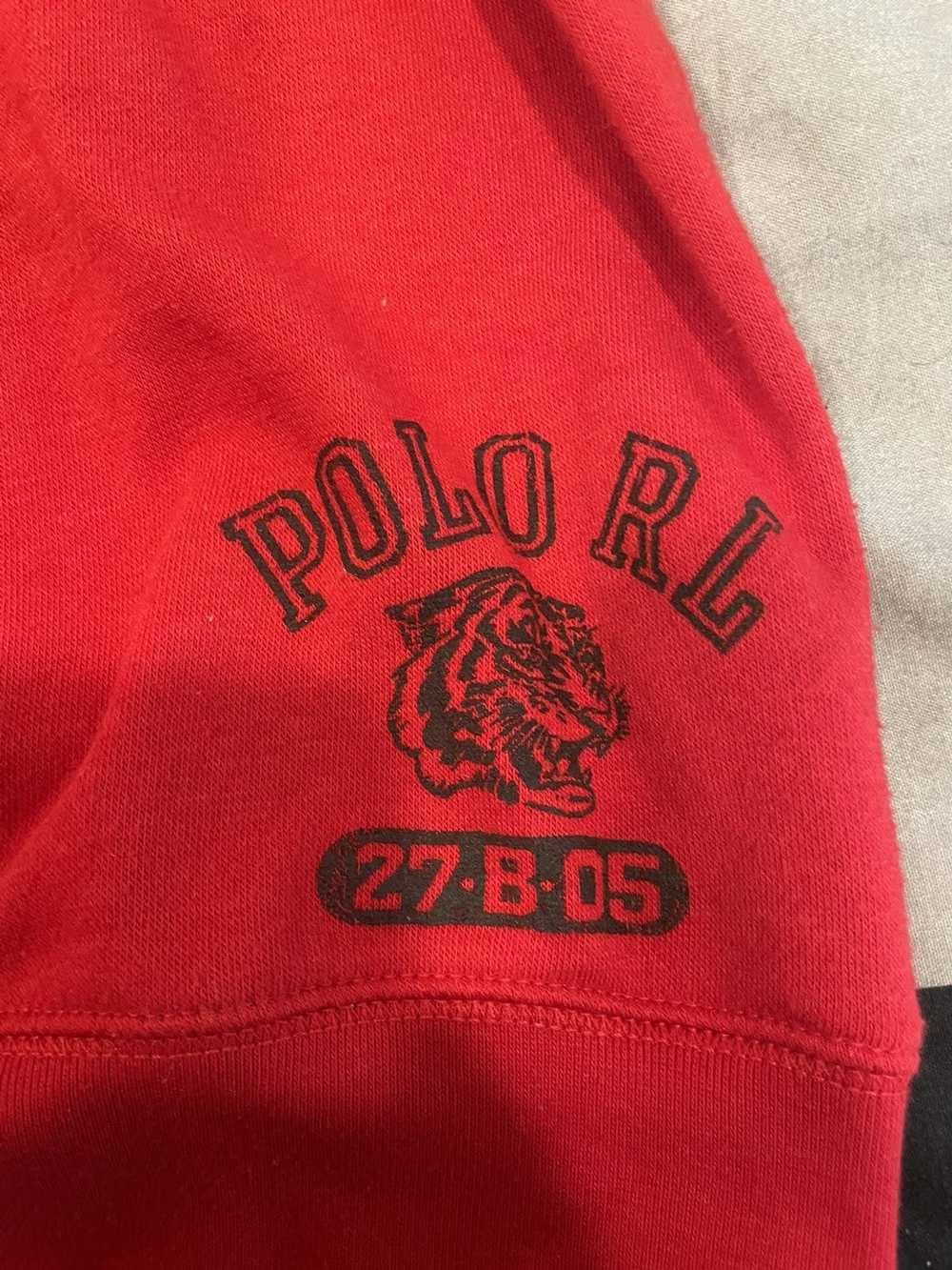 Polo Ralph Lauren Long sleeve Red Polo crew neck … - image 5