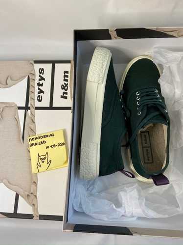 Eytys × H&M Dark green sneakers in cotton canvas - image 1