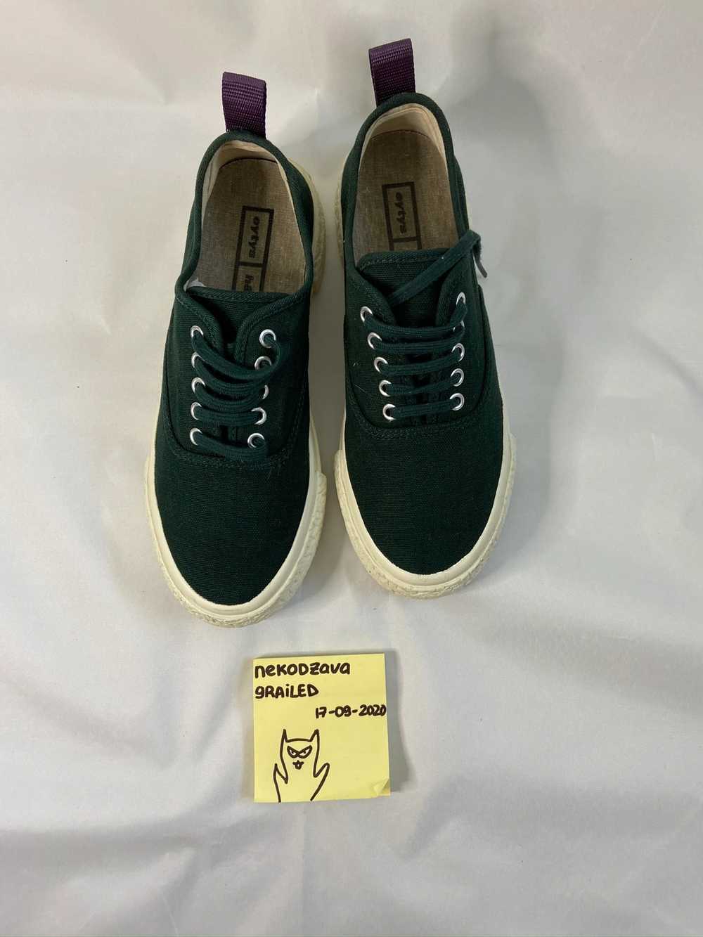 Eytys × H&M Dark green sneakers in cotton canvas - image 3