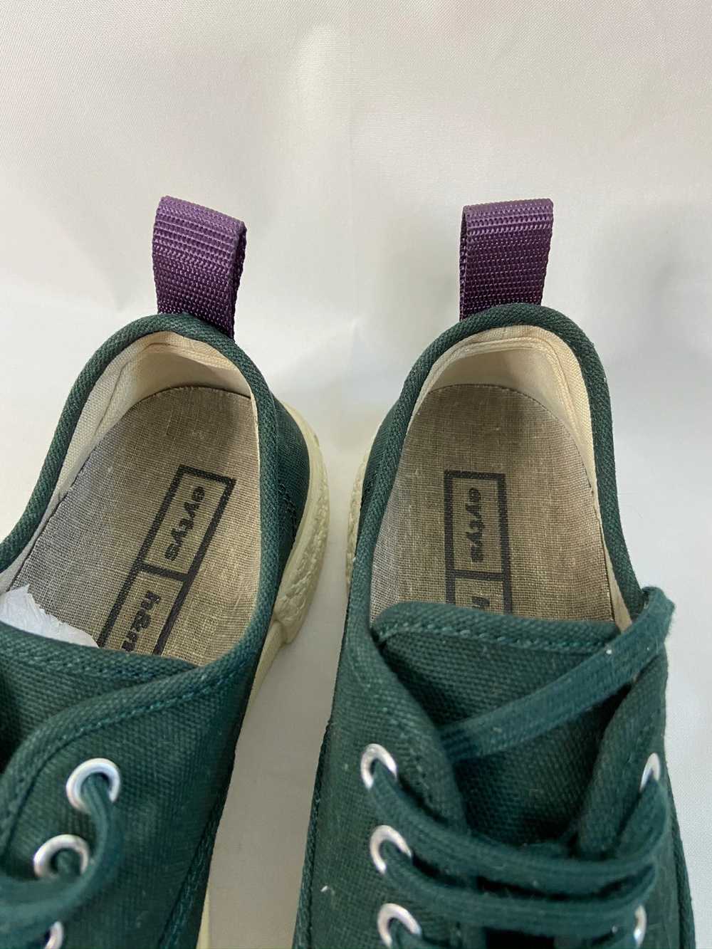 Eytys × H&M Dark green sneakers in cotton canvas - image 4