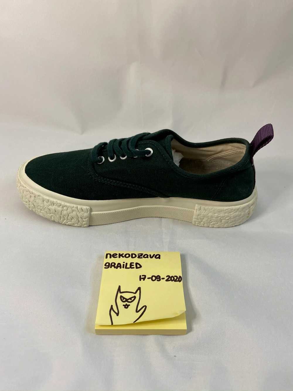 Eytys × H&M Dark green sneakers in cotton canvas - image 5