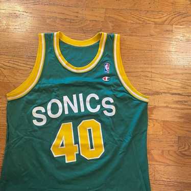 Seattle Super Sonics Gary Payton Champion Jersey Mens Size 40 