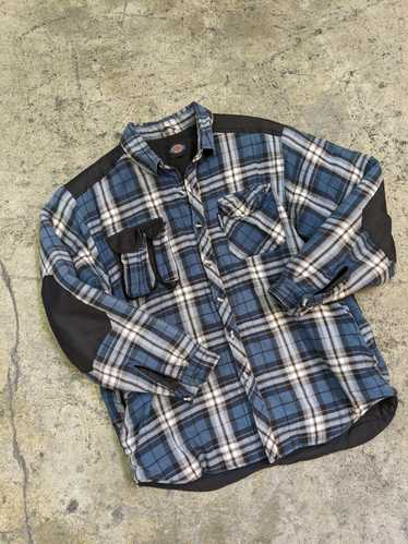 Dickies × Vintage Dickies Quilted Flannel Plaid Sh