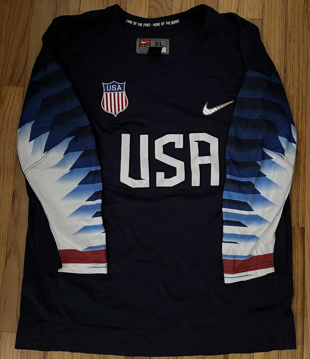 Nike Authentic 2018 Olympics USA hockey jersey - image 1