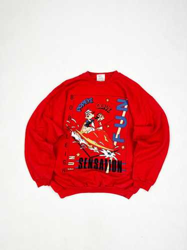 Cartoon Network Popeye Olive vintage sweatshirt - image 1