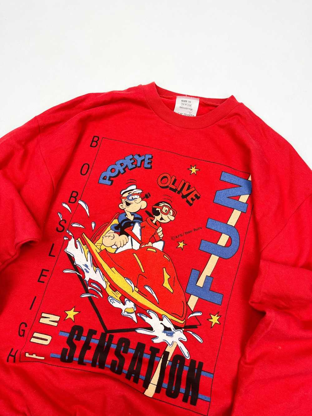 Cartoon Network Popeye Olive vintage sweatshirt - image 2