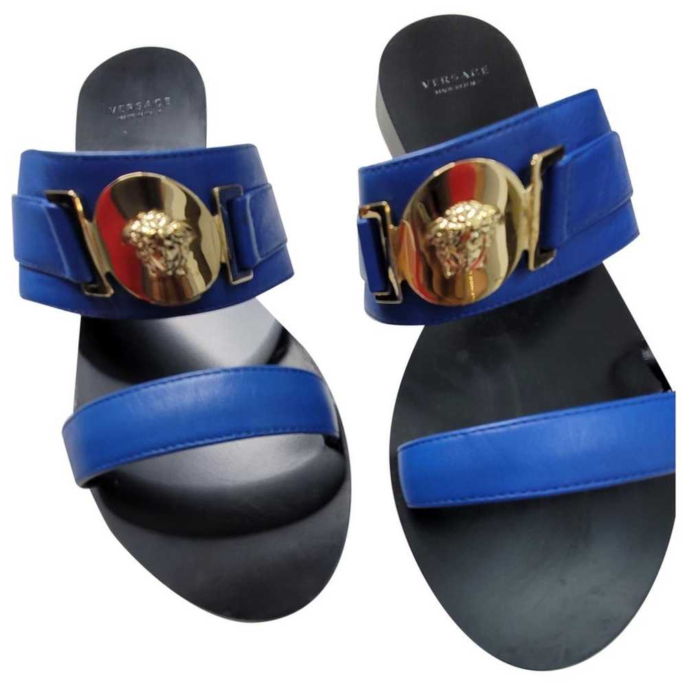 Versace Leather mules - image 1