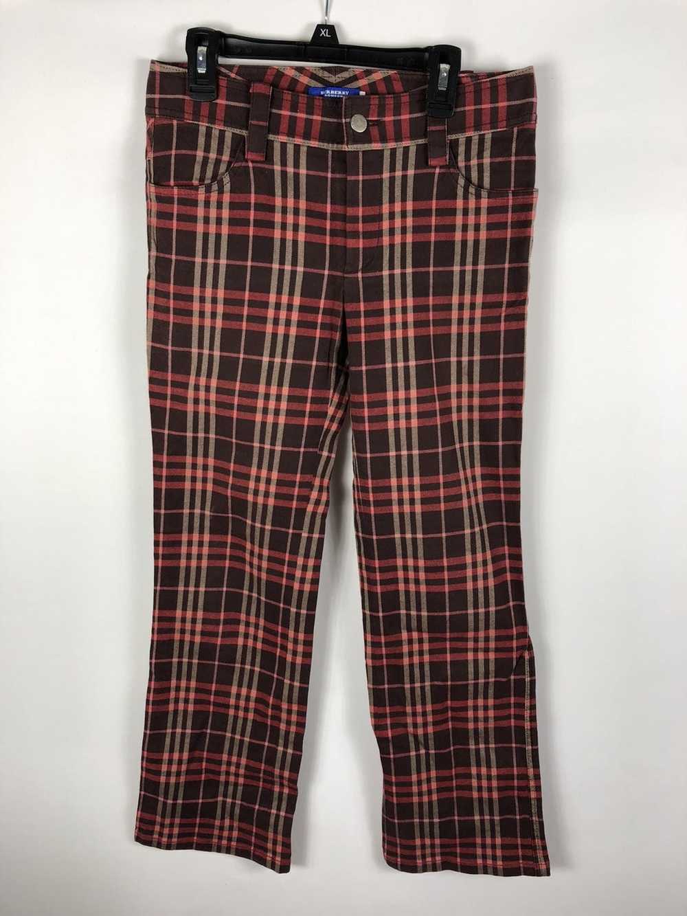 Burberry Burberry red nova check jeans - image 1