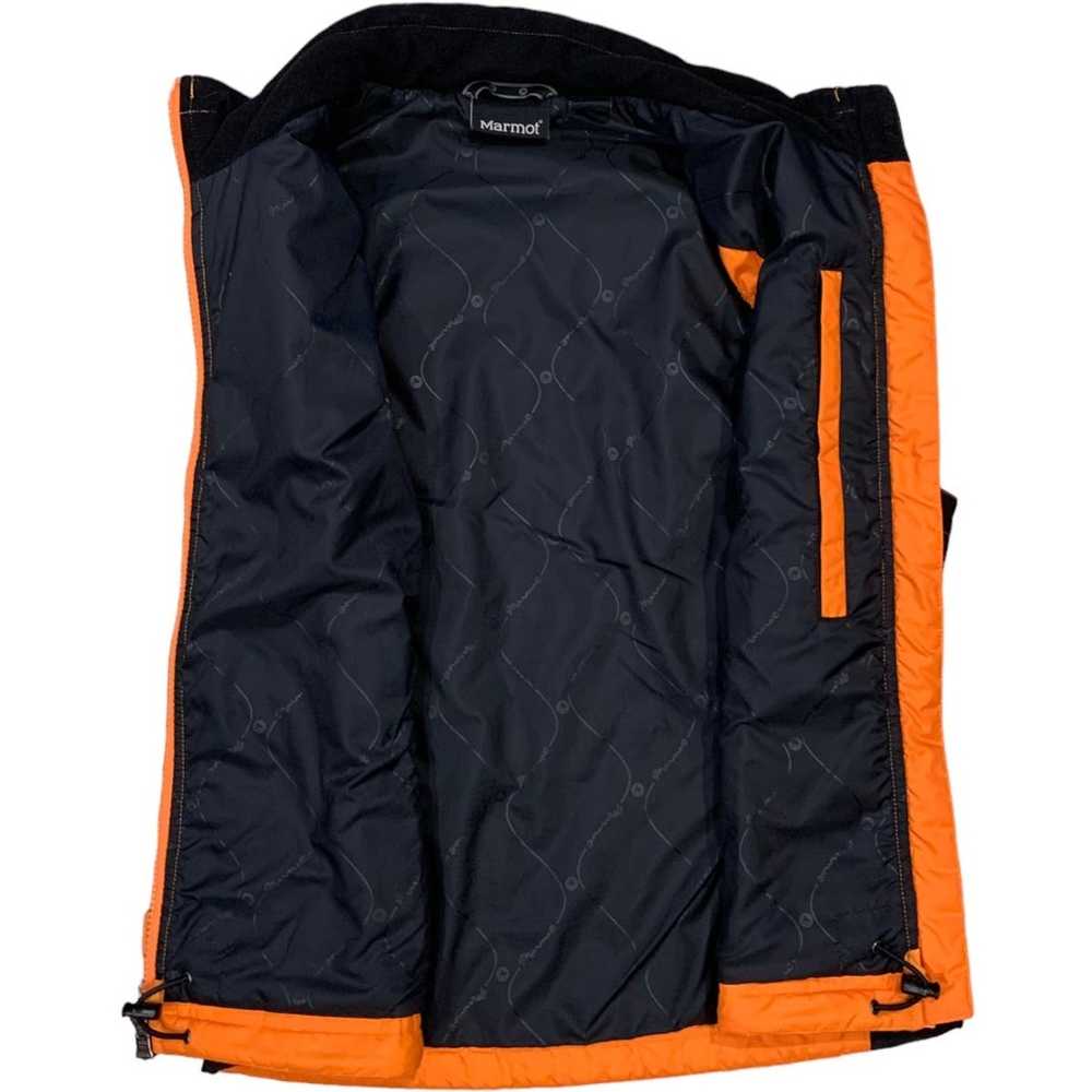 Marmot MARMOT Orange & Black Quilted Vest Jacket … - image 2