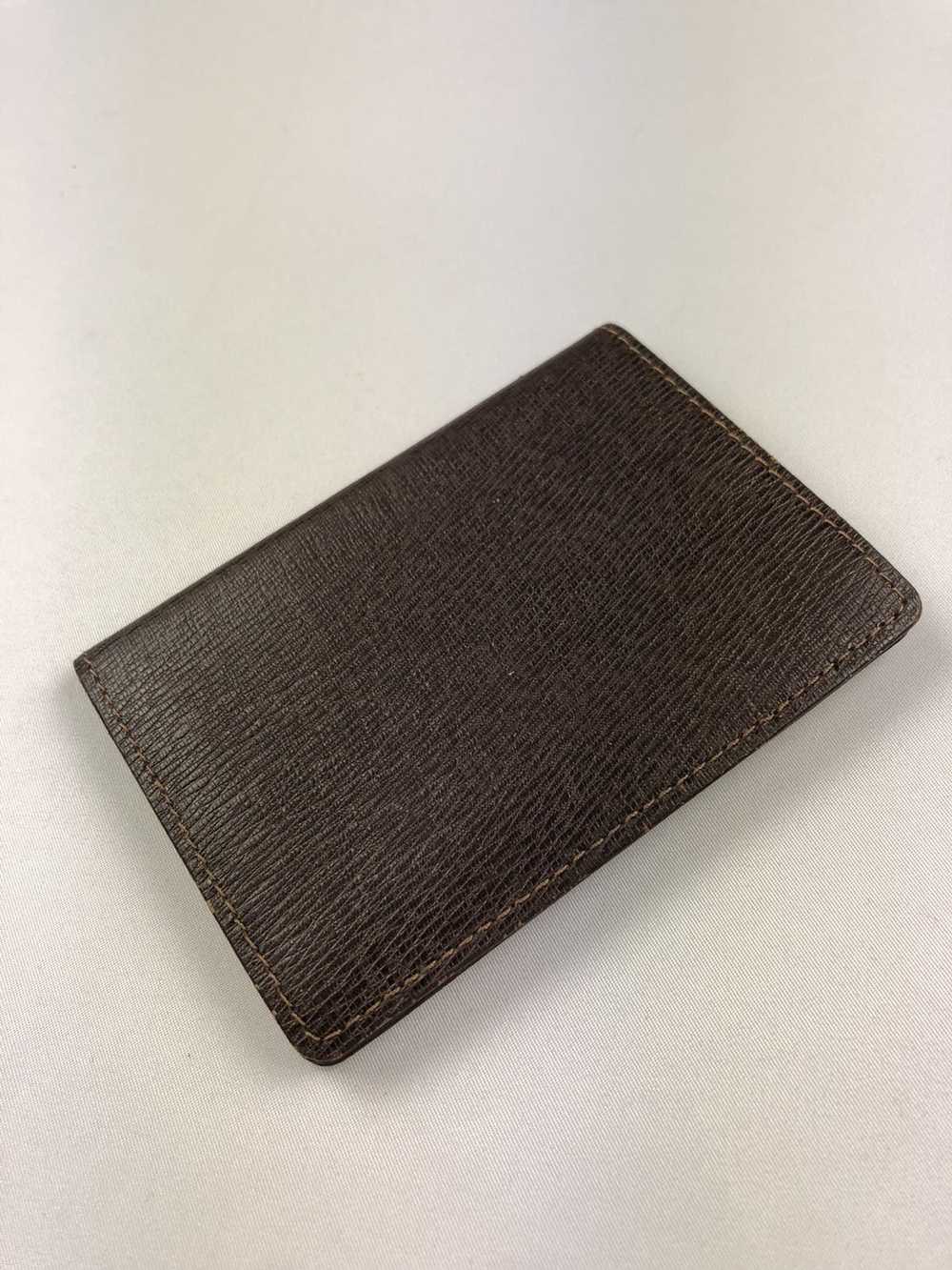 Burberry Burberry brown leather card holder - image 4