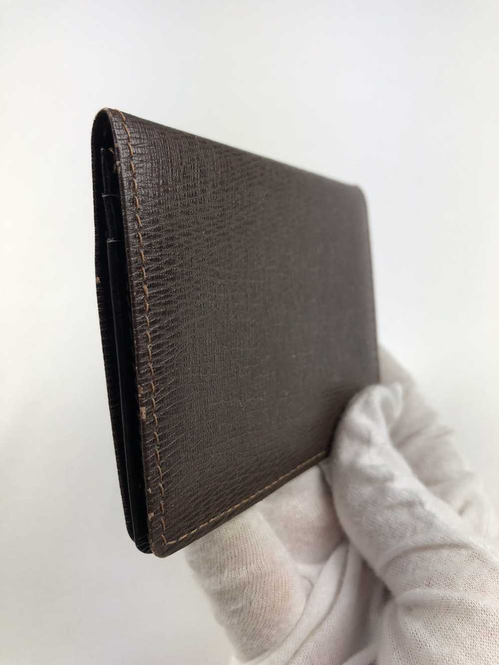 Burberry Burberry brown leather card holder - image 6