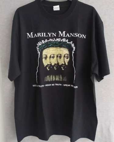 Band Tees × Marilyn Manson × Rock Band Marilyn Man