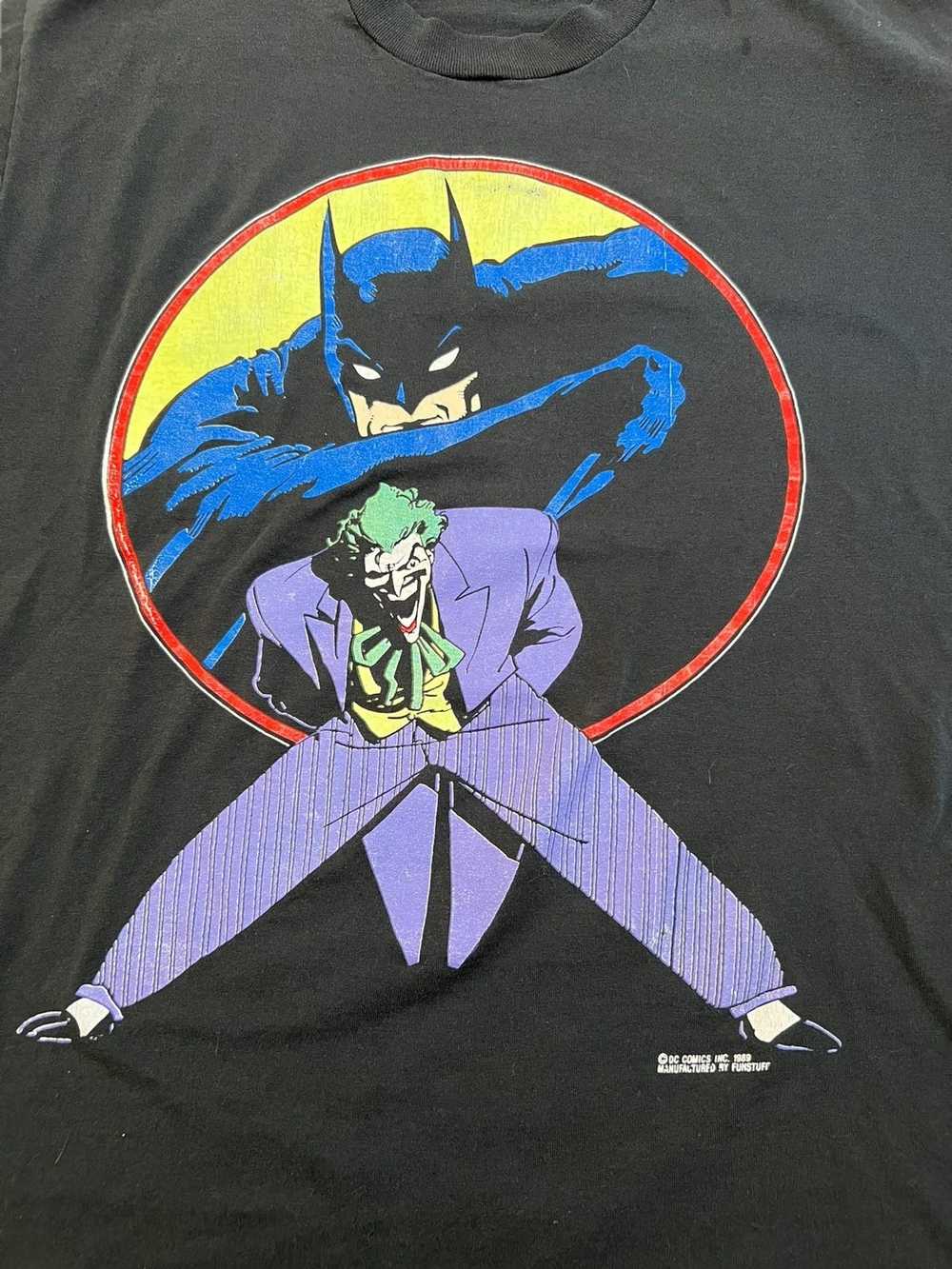 Vintage 1989 Batman and Joker Vintage Tee - image 2