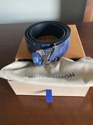 Louis Vuitton Louis Vuitton blue/black men’s belt