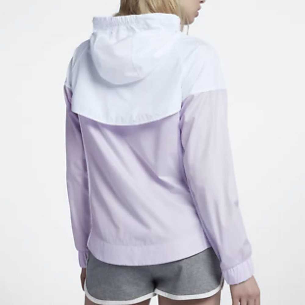 Nike Nike Purple & White Windrunner Hooded Windbr… - image 2