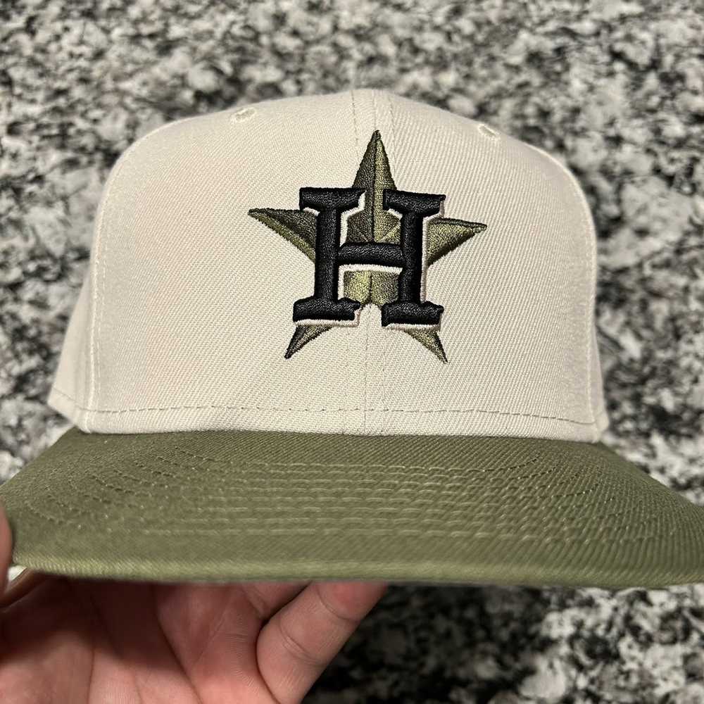 New Era New Era Houston Astros 2 tone stone/Olive… - image 3